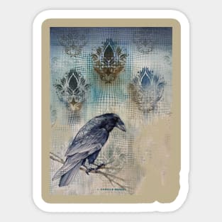 Victorian Raven #2 Sticker